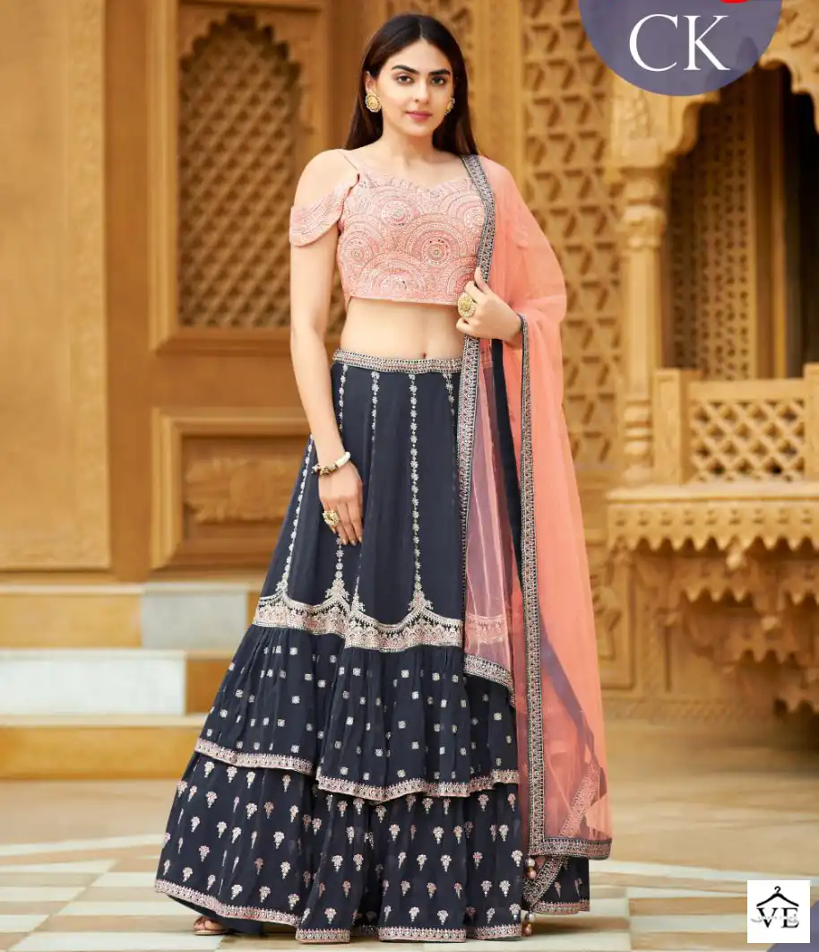 Your Choice CK Blooming Georgette Wholesale Designer Readymade Suits Catalog — Wholesale Salwar Suits, MPA wholesale from Surat — view 1