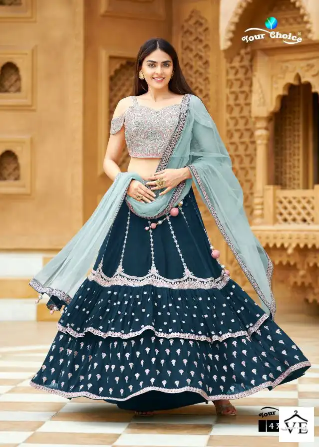 Your Choice CK Blooming Georgette Wholesale Designer Readymade Suits Catalog — Wholesale Salwar Suits, MPA wholesale from Surat - Gallery Image 2