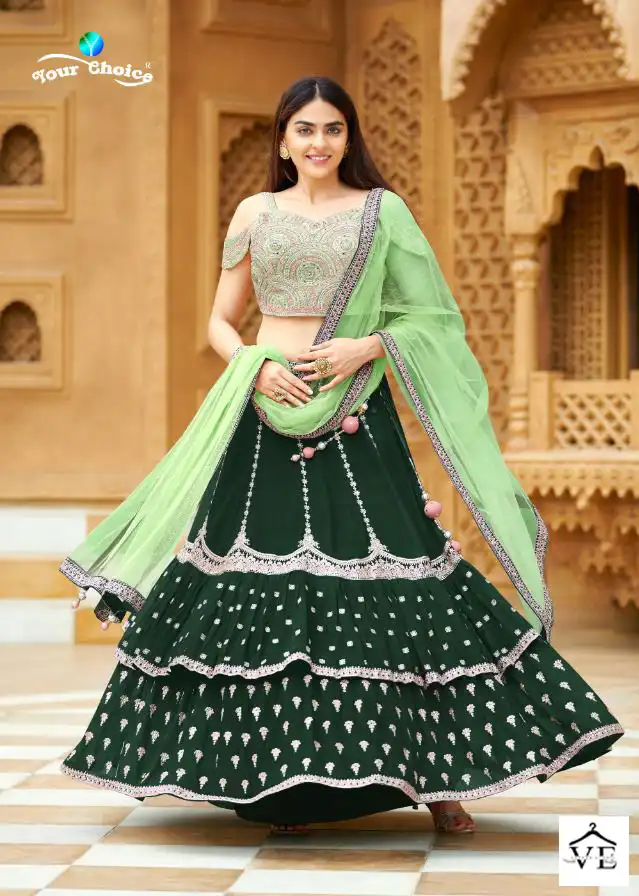 Your Choice CK Blooming Georgette Wholesale Designer Readymade Suits Catalog — Wholesale Salwar Suits, MPA wholesale from Surat - Gallery Image 3