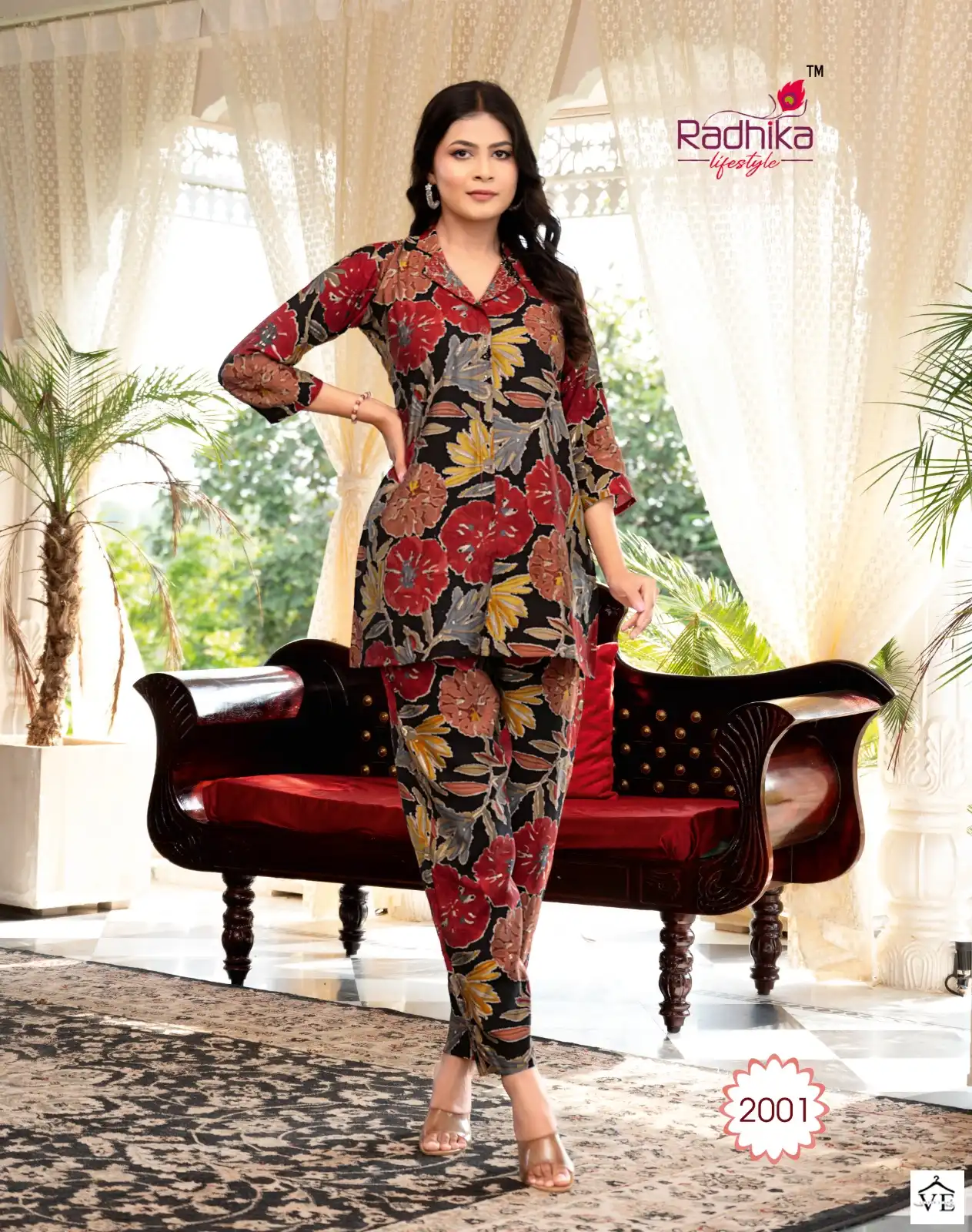 Radhika Cord Vol 2 Muslin Wholesale Co-Ord Set Catalog — Wholesale Kurtis, MPA wholesale from Surat — view 3