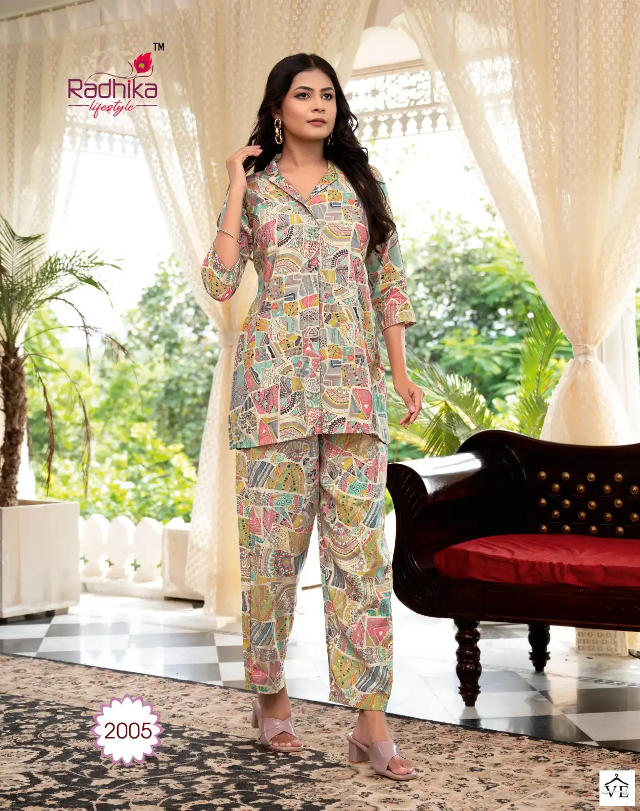 Radhika Cord Vol 2 Muslin Wholesale Co-Ord Set Catalog — Wholesale Kurtis, MPA wholesale from Surat — view 6