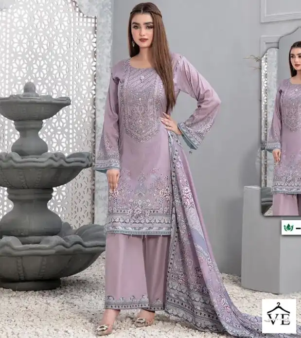 Jade Crimson Exclusive Heavy Lawn Collection Vol 2 Lawn Cotton Wholesale Pakistani Salwar Suit Catalog — Wholesale Salwar Suits, MPA wholesale from Surat — view 1