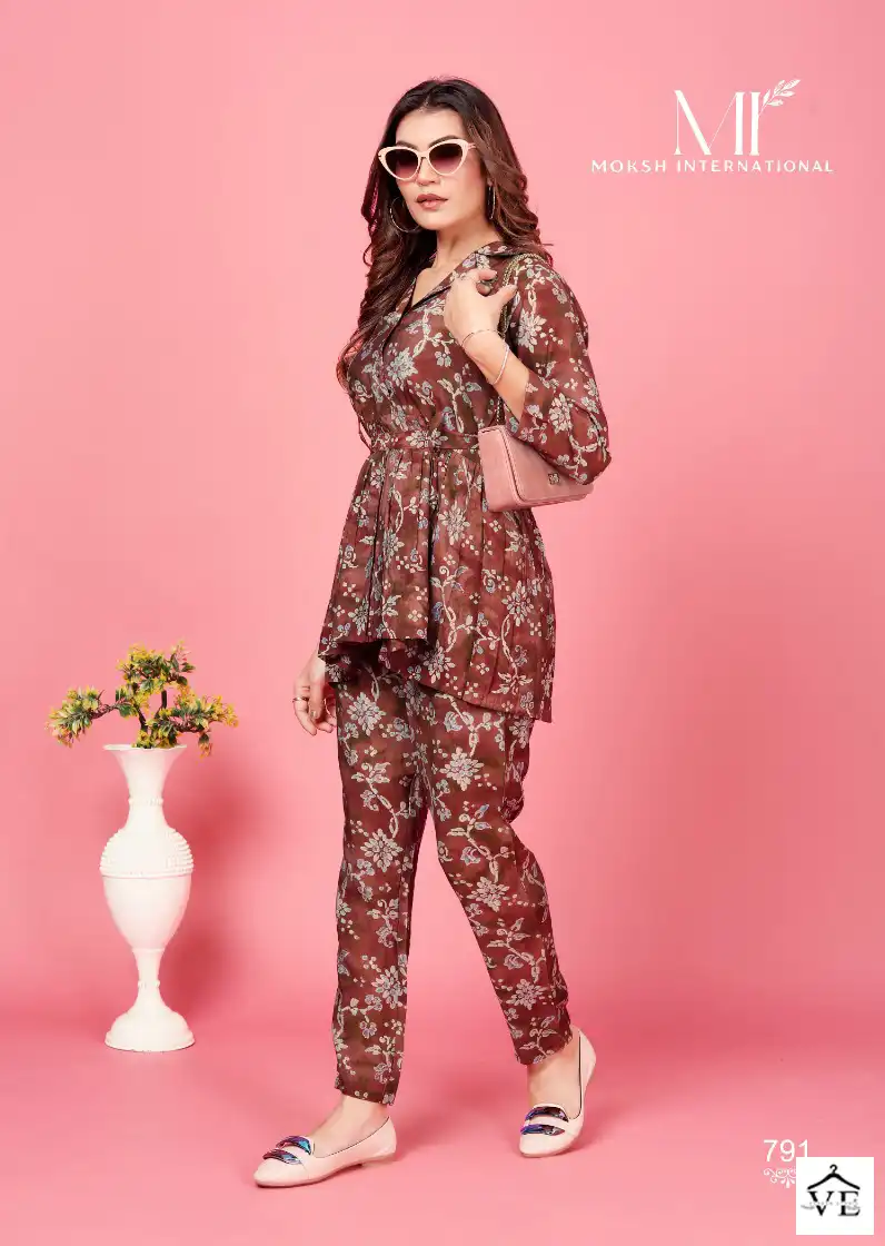 Moksh Co-Ord Queen Premium Rayon Wholesale Co-Ord Set Catalog — Wholesale Kurtis, MPA wholesale from Surat — view 2