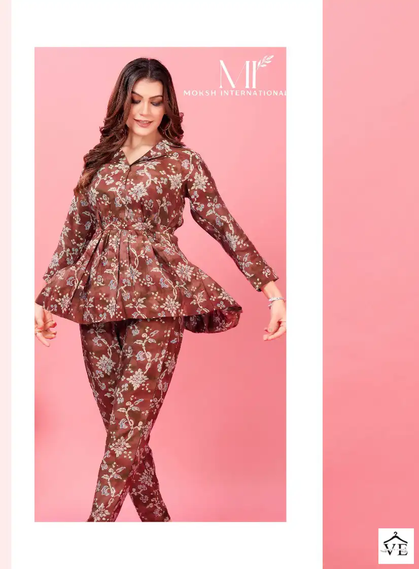 Moksh Co-Ord Queen Premium Rayon Wholesale Co-Ord Set Catalog — Wholesale Kurtis, MPA wholesale from Surat — view 4