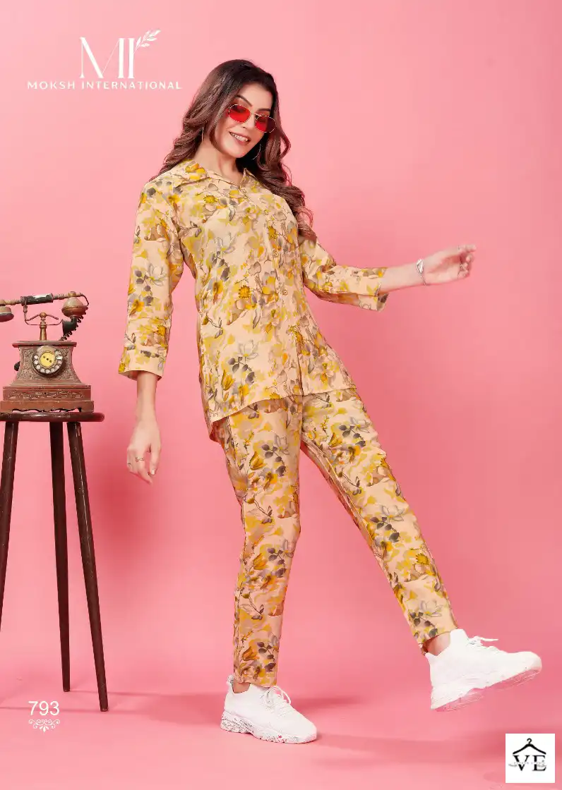 Moksh Co-Ord Queen Premium Rayon Wholesale Co-Ord Set Catalog — Wholesale Kurtis, MPA wholesale from Surat — view 6