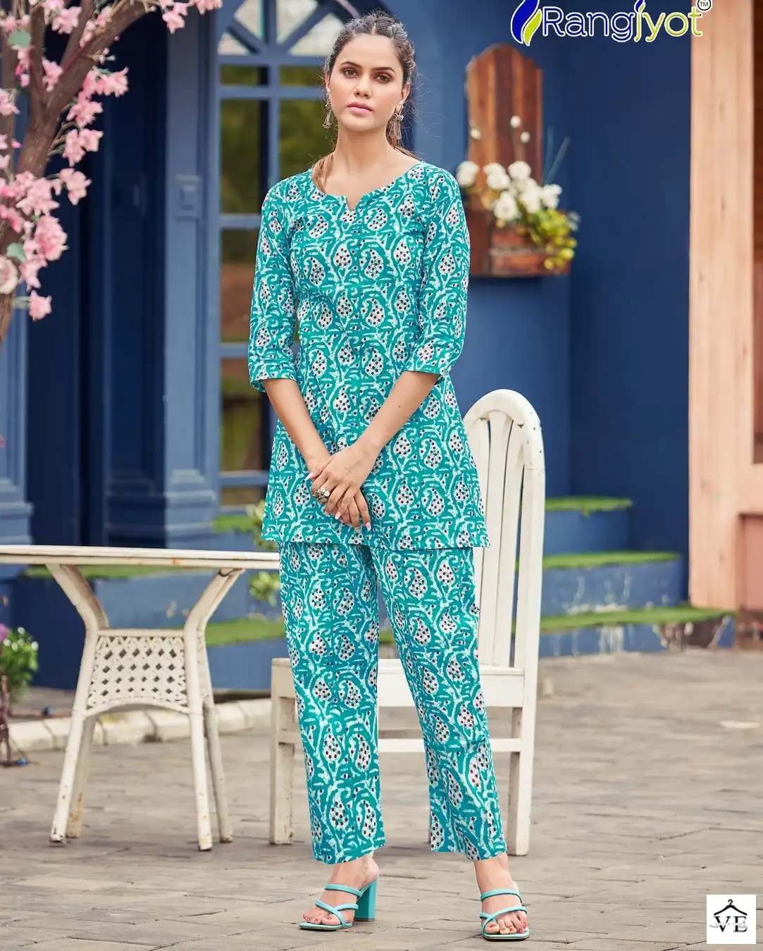 Rangjyot Cotton Naya Cotton 72-72 Print Wholesale Kurti With Pant Catalog — Wholesale Kurtis, MPA wholesale from Surat — view 1