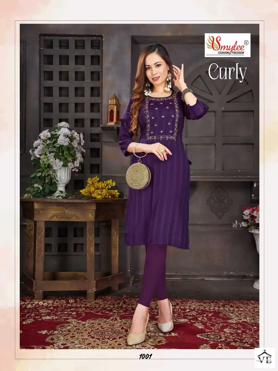 Rung Curly Heavy Rayon Wholesale Designer Kurtis Catalog — Wholesale Kurtis, MPA wholesale from Surat - Gallery Image 5