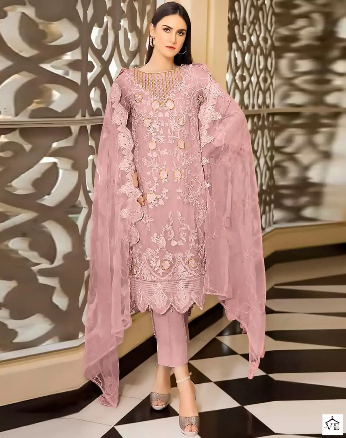 Deepsy Suits D 2000 Georgette Wholesale Designer Pakistani Salwar Suit Catalog — Wholesale Salwar Suits, MPA wholesale from Surat — view 1
