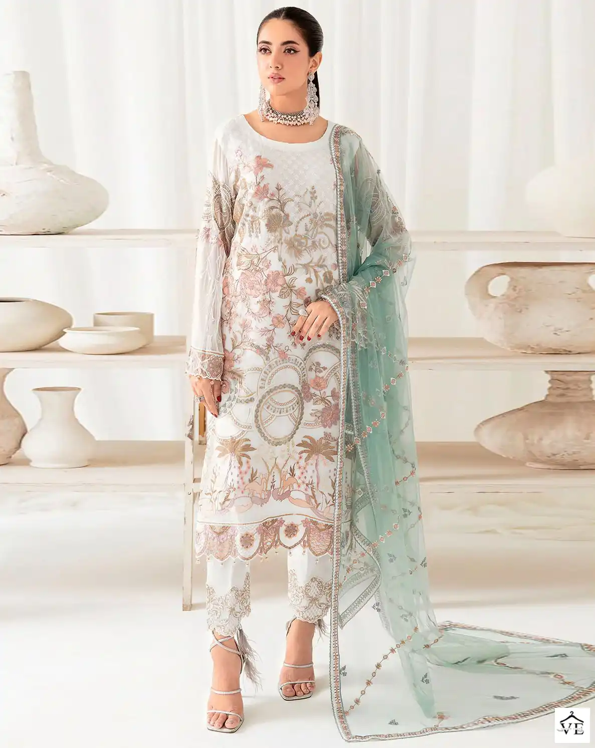 Deepsy D-2003 Georgette Wholesale Pakistani Suit — Wholesale Salwar Suits, MPA wholesale from Surat — view 1