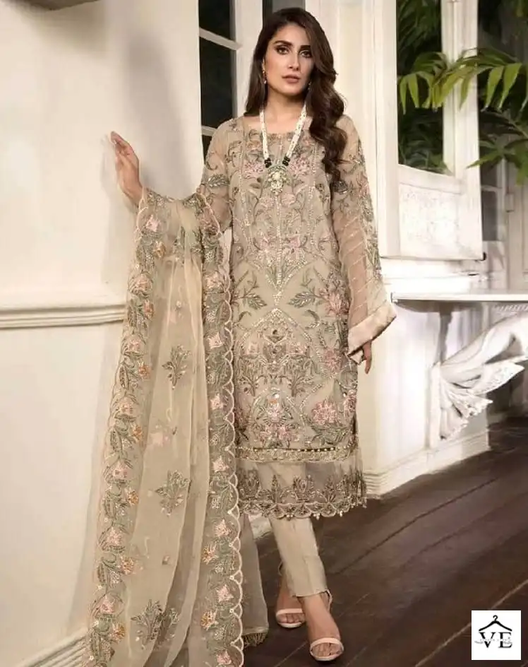 Fepic D 5157 Georgette Wholesale Designer Pakistani Salwar Suit Catalog — Wholesale Salwar Suits, MPA wholesale from Surat — view 1