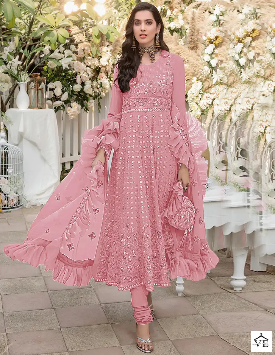 Fepic D 5206 Georgette Wholesale Designer Pakistani Salwar Suit Catalog — Wholesale Salwar Suits, MPA wholesale from Surat — view 1