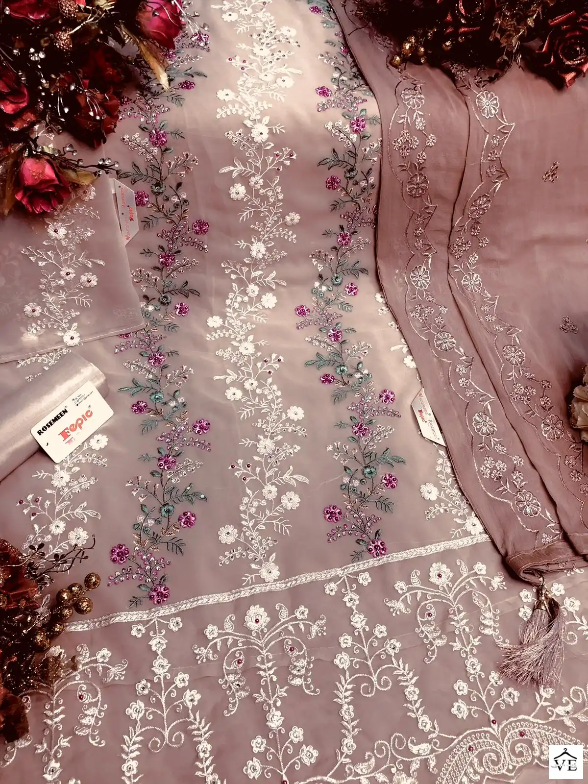 Fepic D 5216 Georgette Wholesale Designer Pakistani Salwar Suit Catalog — Wholesale Salwar Suits, MPA wholesale from Surat - Gallery Image 4