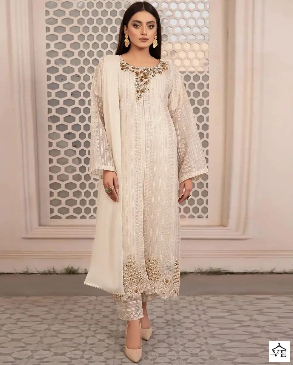 Fepic D 5422 Georgette Wholesale Designer Pakistani Salwar Suit Catalog — Wholesale Salwar Suits, MPA wholesale from Surat — view 1