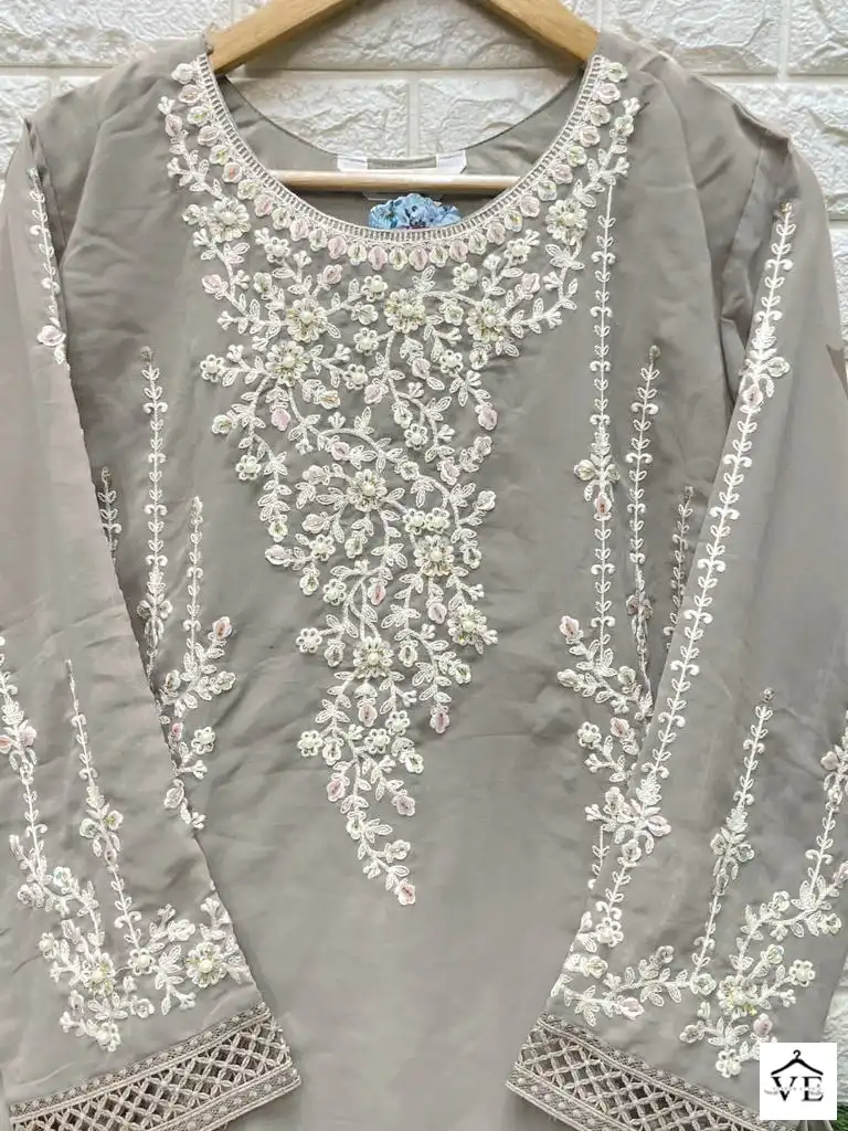 Laxuria D No 1271 Georgette Wholesale Designer Fancy Pakistani Readymade Salwar Suit Catalog — Wholesale Salwar Suits, MPA wholesale from Surat - Gallery Image 5