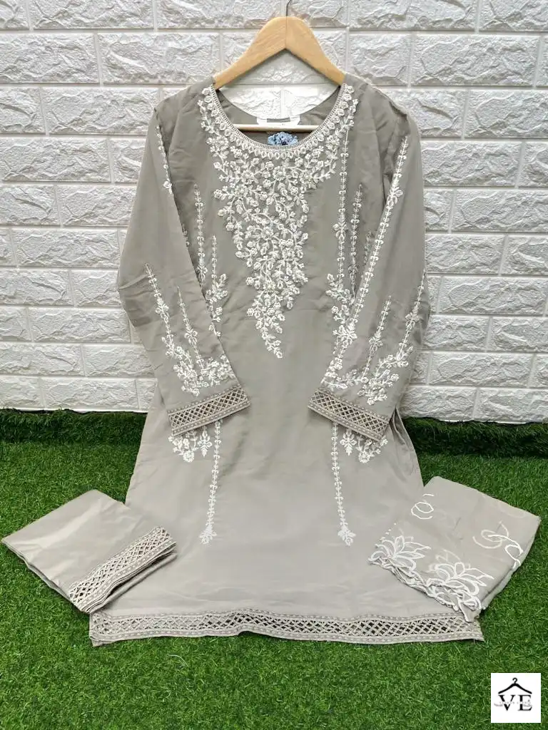 Laxuria D No 1271 Georgette Wholesale Designer Fancy Pakistani Readymade Salwar Suit Catalog — Wholesale Salwar Suits, MPA wholesale from Surat - Gallery Image 6