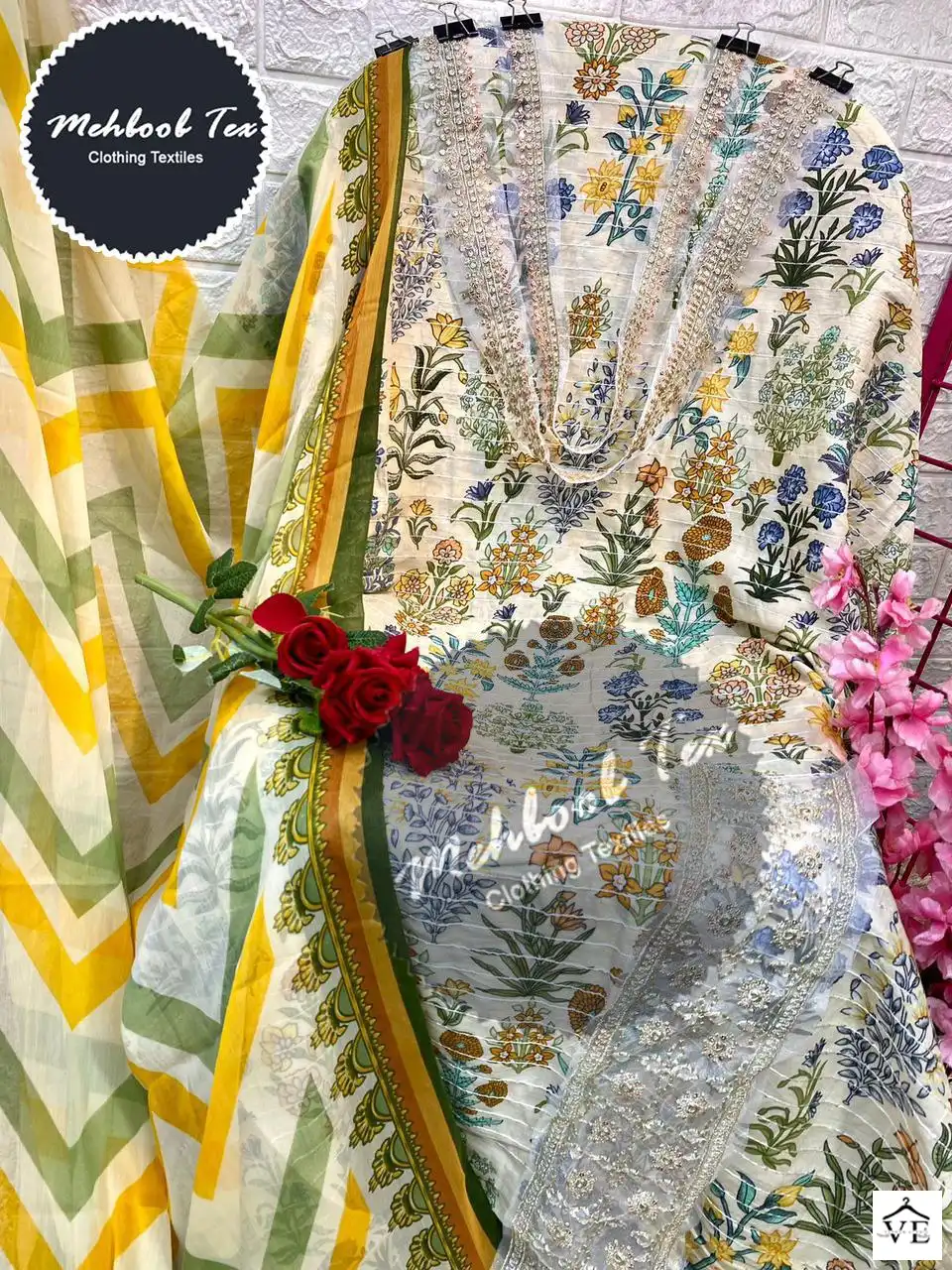 Mehboob 1178 Pure Cotton Wholesale Pakistani Suits Catalog — Wholesale Salwar Suits, MPA wholesale from Surat - Gallery Image 7