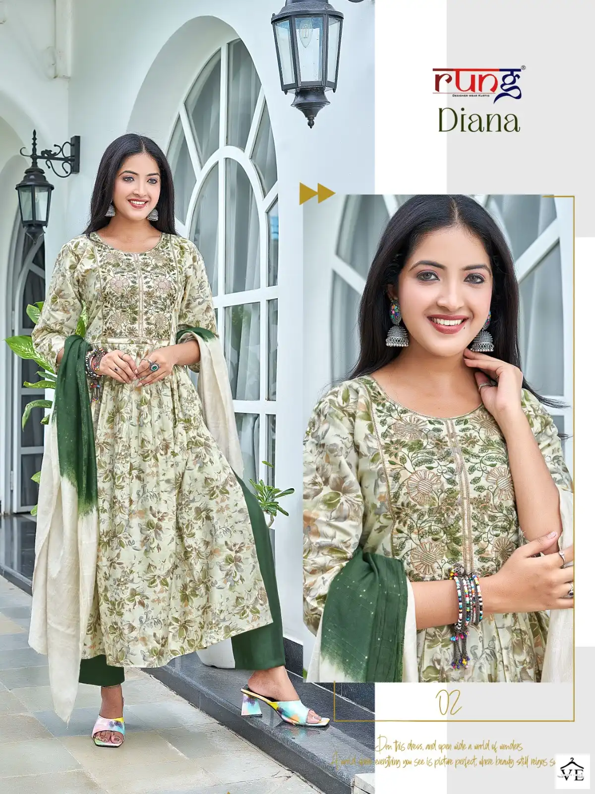 Rung Daina Heavy Modal Silk Wholesale Designer Readymade Salwar Suit Catalog — Wholesale Salwar Suits, MPA wholesale from Surat — view 3