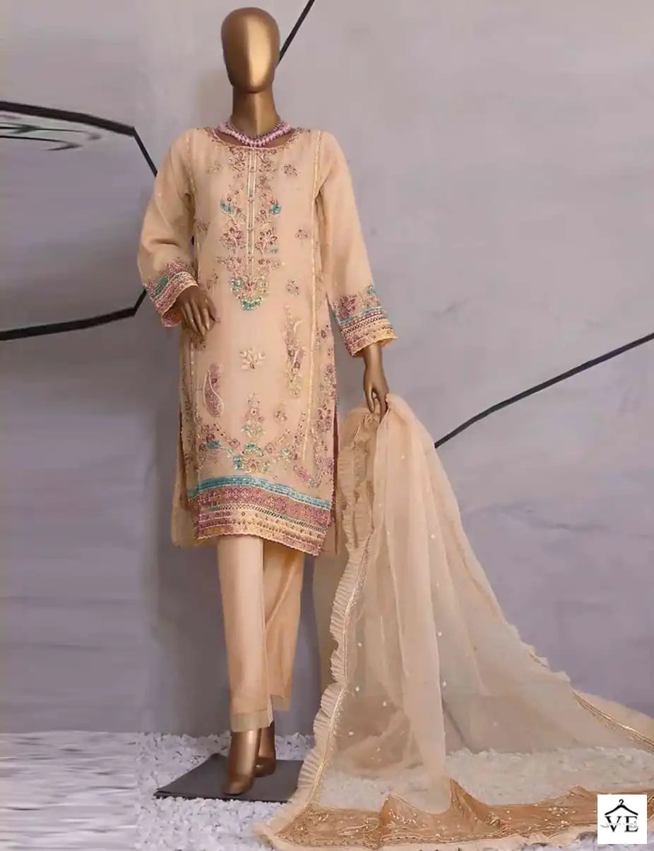 Bipson Ds No 506 Pure Organza Wholesale Designer Readymade Salwar Suit Catalog — Wholesale Salwar Suits, MPA wholesale from Surat — view 1