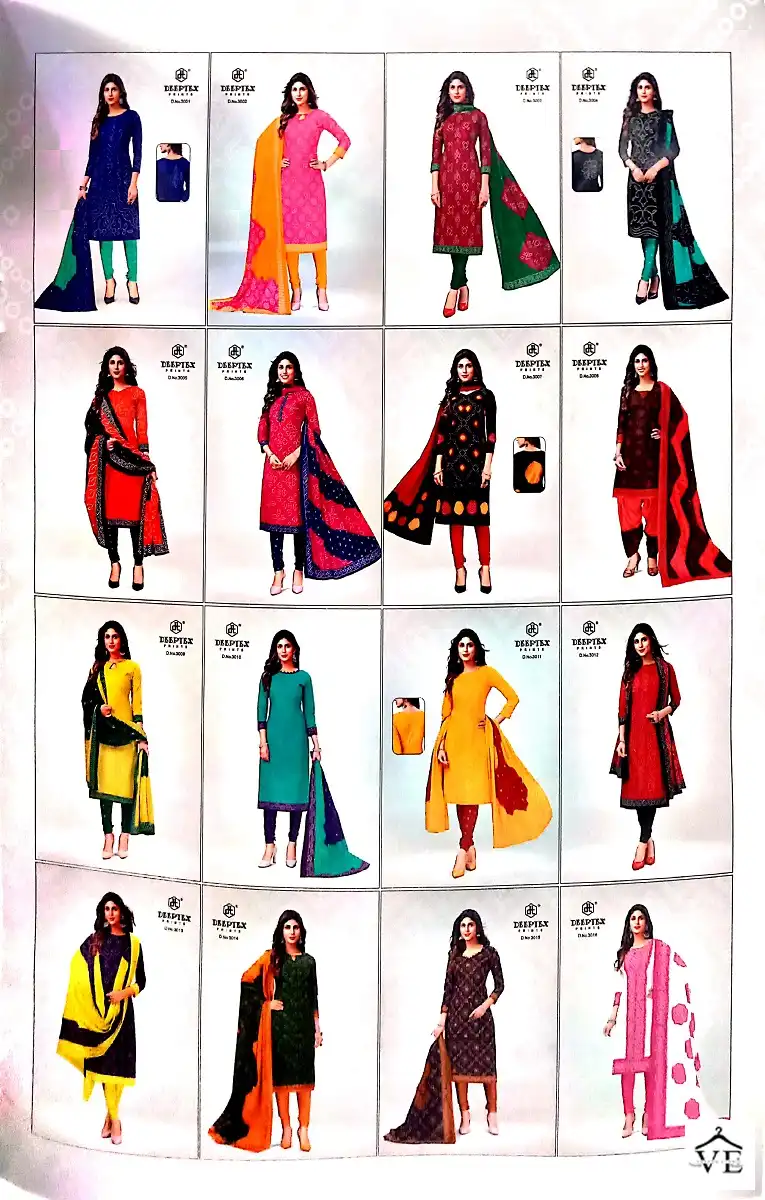 Deeptex Classic Chunari Vol 30 Cotton Wholesale Salwar Suit Catalog - Image 17