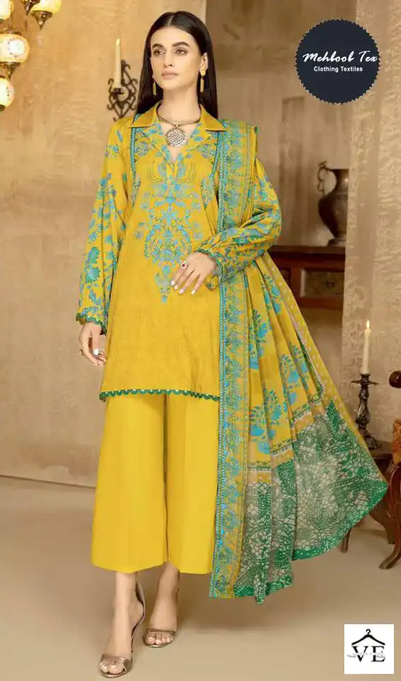Charizma 1089 Pure Cotton Wholesale Pakistani Suit — Wholesale Salwar Suits, MPA wholesale from Surat - Gallery Image 2
