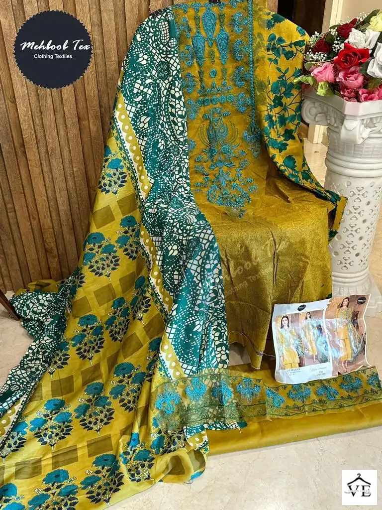 Charizma 1089 Pure Cotton Wholesale Pakistani Suit — Wholesale Salwar Suits, MPA wholesale from Surat — view 3