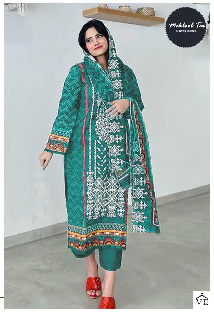 Mehboob Tex Design No 1183 Self Embroidered Wholesale Designer Pakistani Salwar Suit Catalog — Wholesale Salwar Suits, MPA wholesale from Surat - Gallery Image 10