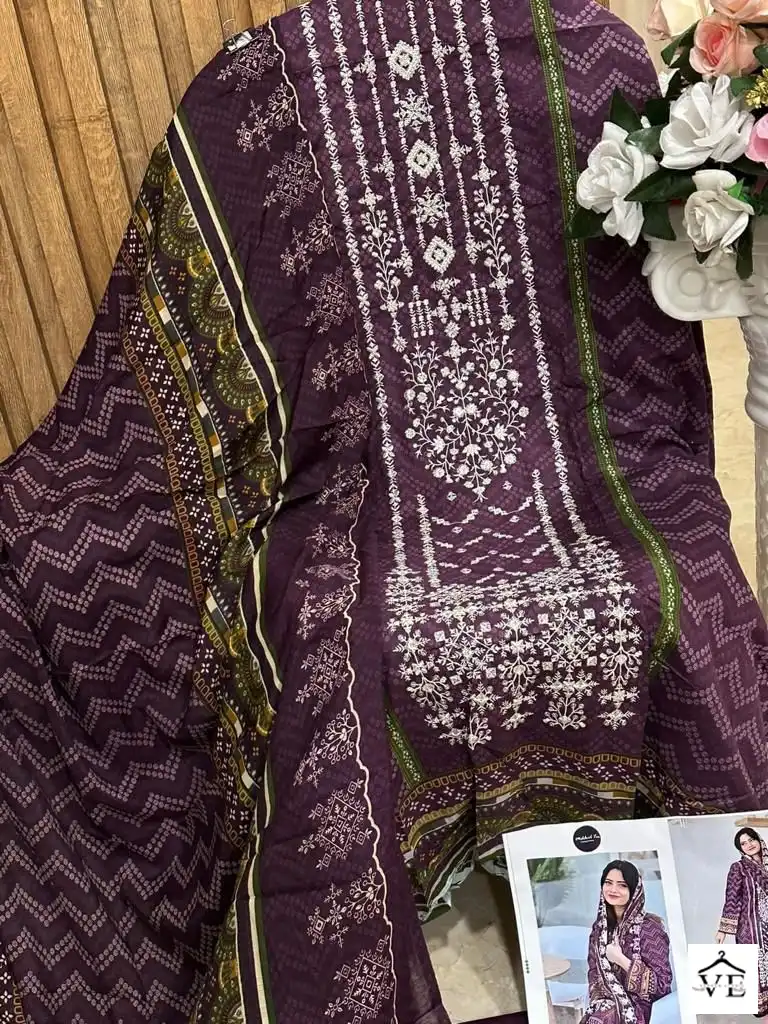 Mehboob Tex Design No 1183 Self Embroidered Wholesale Designer Pakistani Salwar Suit Catalog — Wholesale Salwar Suits, MPA wholesale from Surat - Gallery Image 5