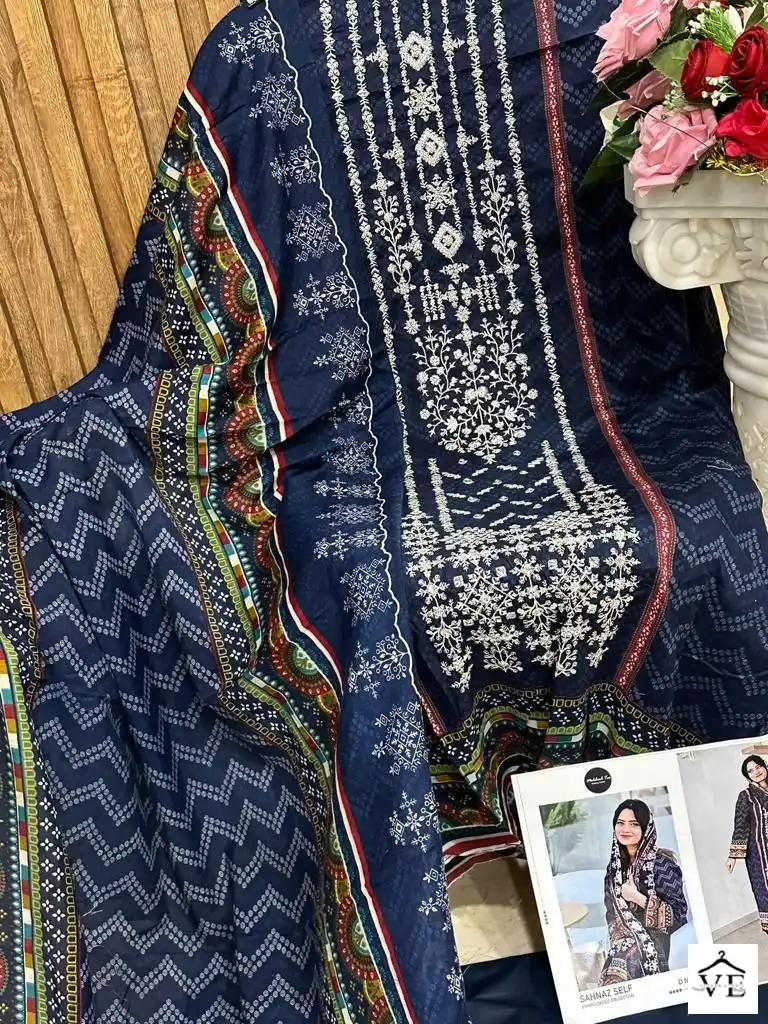 Mehboob Tex Design No 1183 Self Embroidered Wholesale Designer Pakistani Salwar Suit Catalog — Wholesale Salwar Suits, MPA wholesale from Surat - Gallery Image 8
