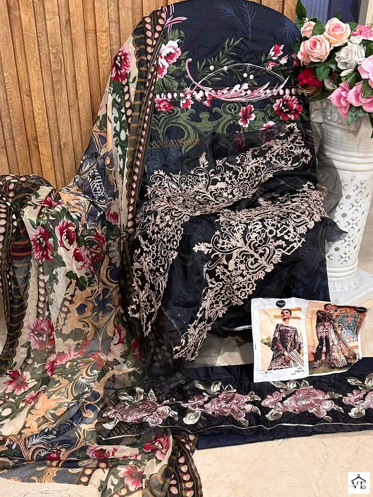 Firdous 1181 Pure Cotton Wholesale Pakistani Suit — Wholesale Salwar Suits, MPA wholesale from Surat — view 5