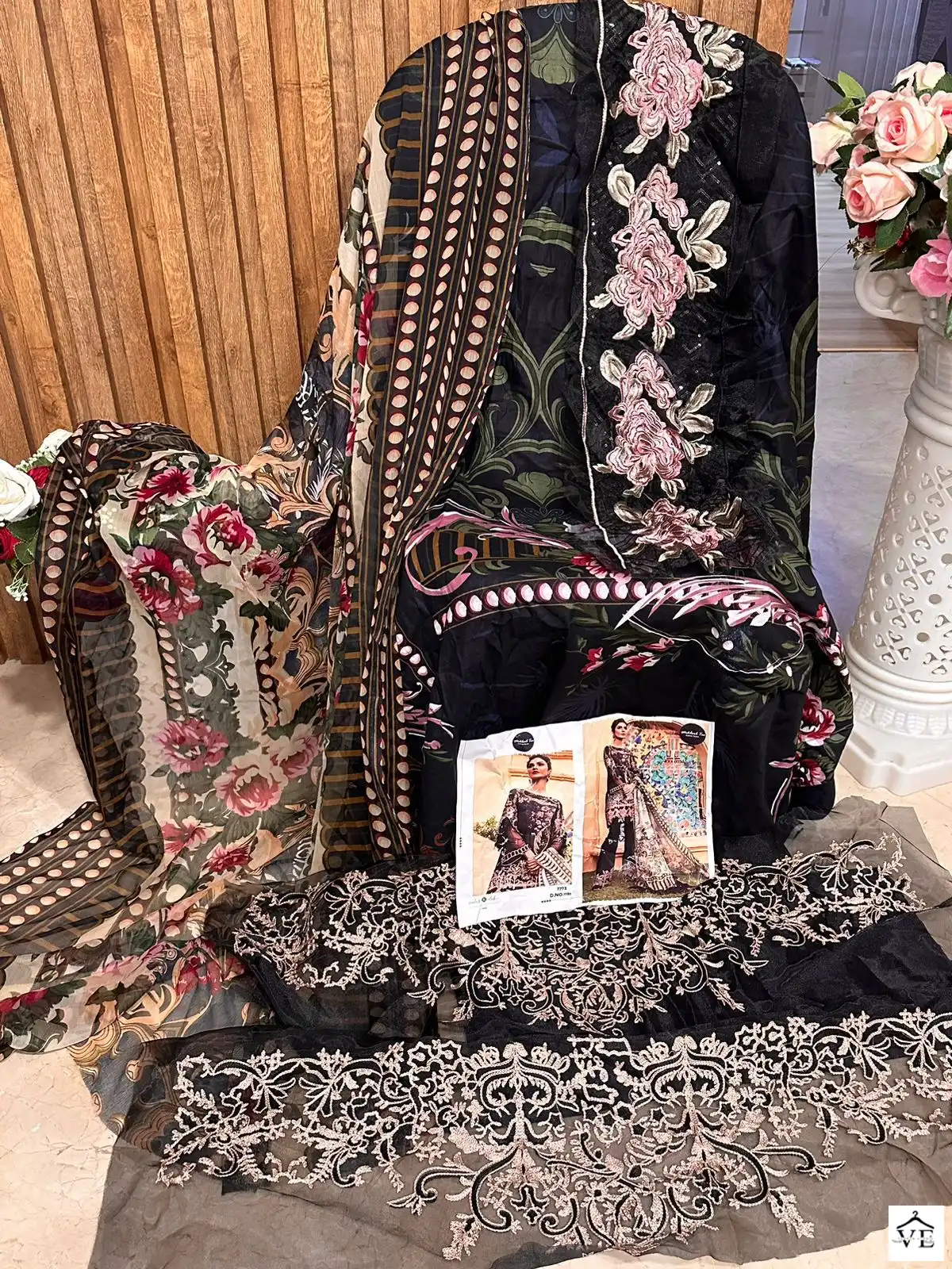 Firdous 1181 Pure Cotton Wholesale Pakistani Suit — Wholesale Salwar Suits, MPA wholesale from Surat — view 6