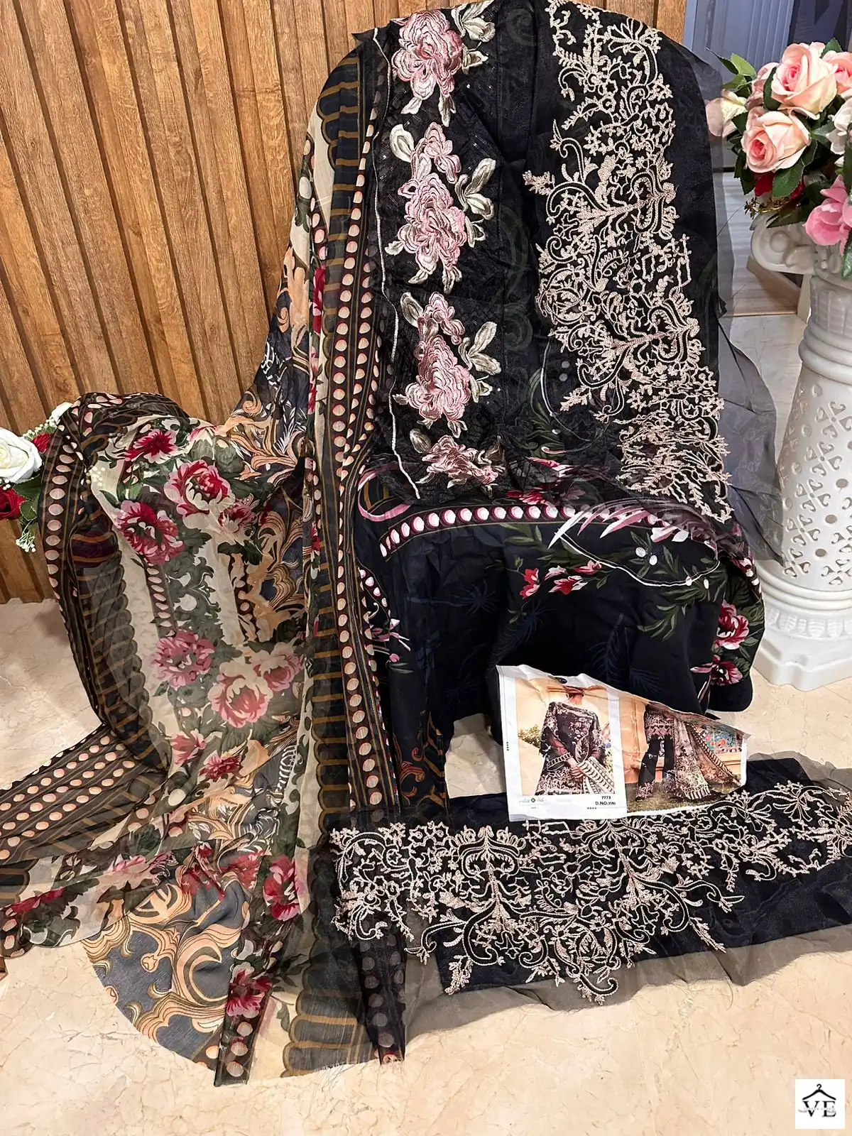 Firdous 1181 Pure Cotton Wholesale Pakistani Suit — Wholesale Salwar Suits, MPA wholesale from Surat — view 7