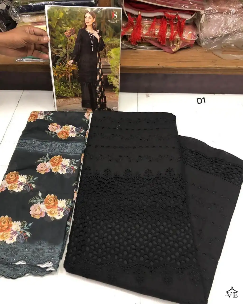 Deepsy Suits Design No 3063 Pure Cotton Wholesale Designer Pakistani Salwar Suit Catalog — Wholesale Salwar Suits, MPA wholesale from Surat - Gallery Image 3