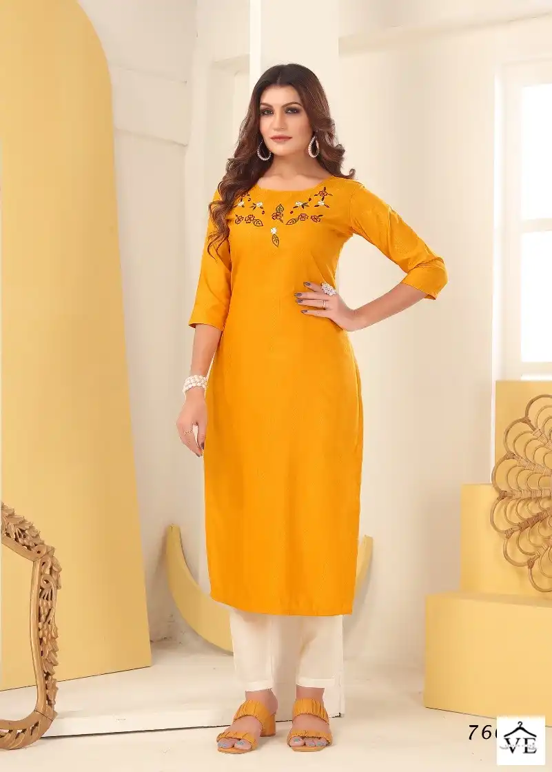 Moksh Diva Vol 1 Vision Silk Wholesale Fancy Kurtis Catalog — Wholesale Kurtis, MPA wholesale from Surat — view 5