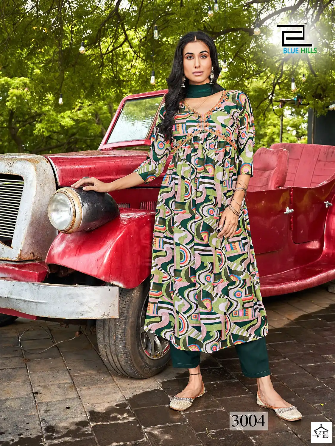Blue Hills Dolphin Vol 3 Poly Rayon Wholesale Readymade Salwar Suit Catalog — Wholesale Salwar Suits, Blue Hills wholesale from Surat - Gallery Image 3