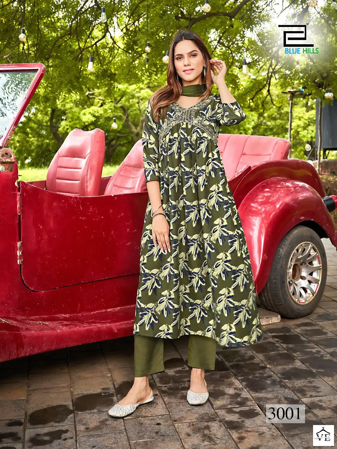 Blue Hills Dolphin Vol 3 Poly Rayon Wholesale Readymade Salwar Suit Catalog — Wholesale Salwar Suits, Blue Hills wholesale from Surat - Gallery Image 4