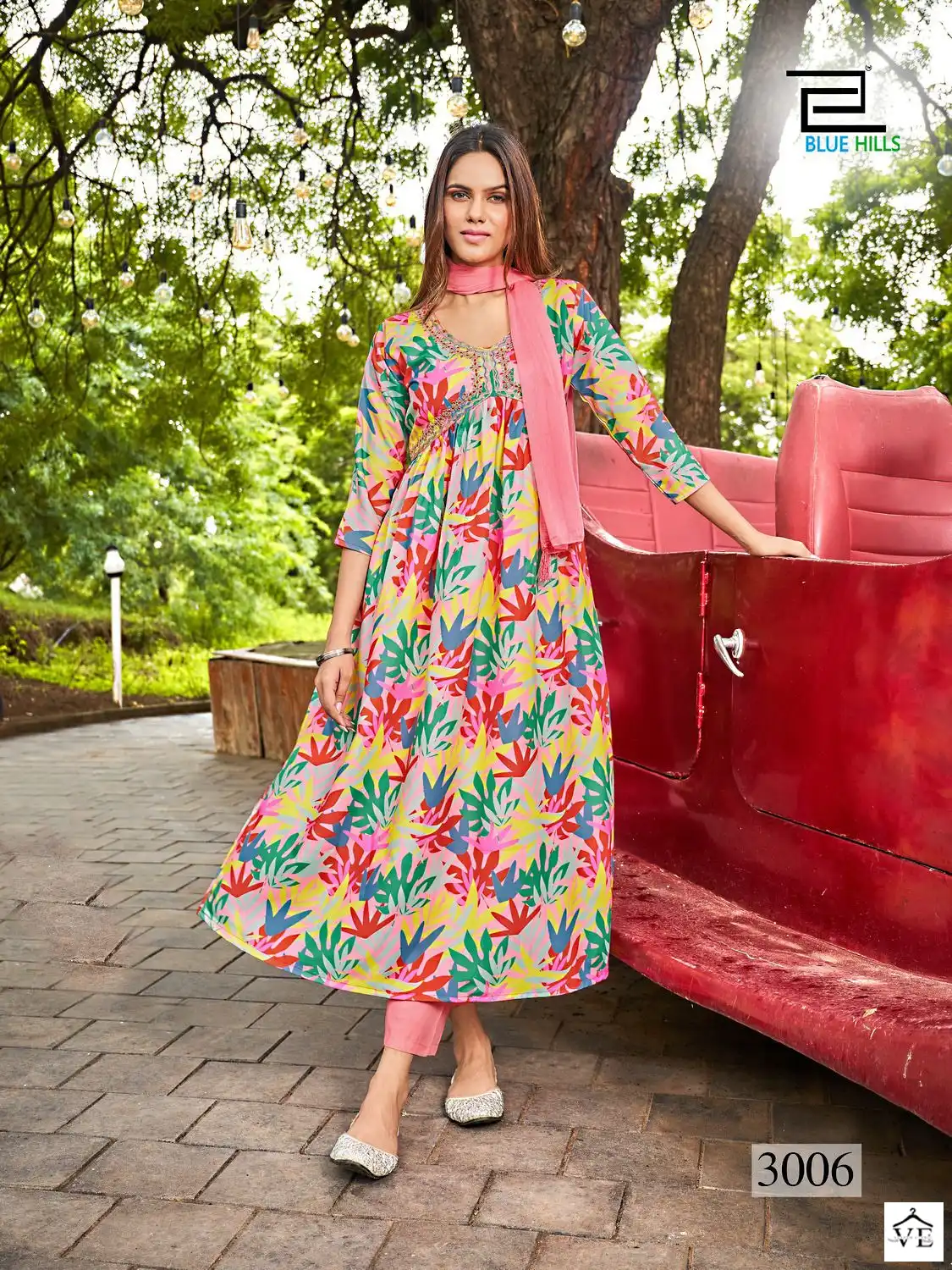 Blue Hills Dolphin Vol 3 Poly Rayon Wholesale Readymade Salwar Suit Catalog — Wholesale Salwar Suits, Blue Hills wholesale from Surat - Gallery Image 5