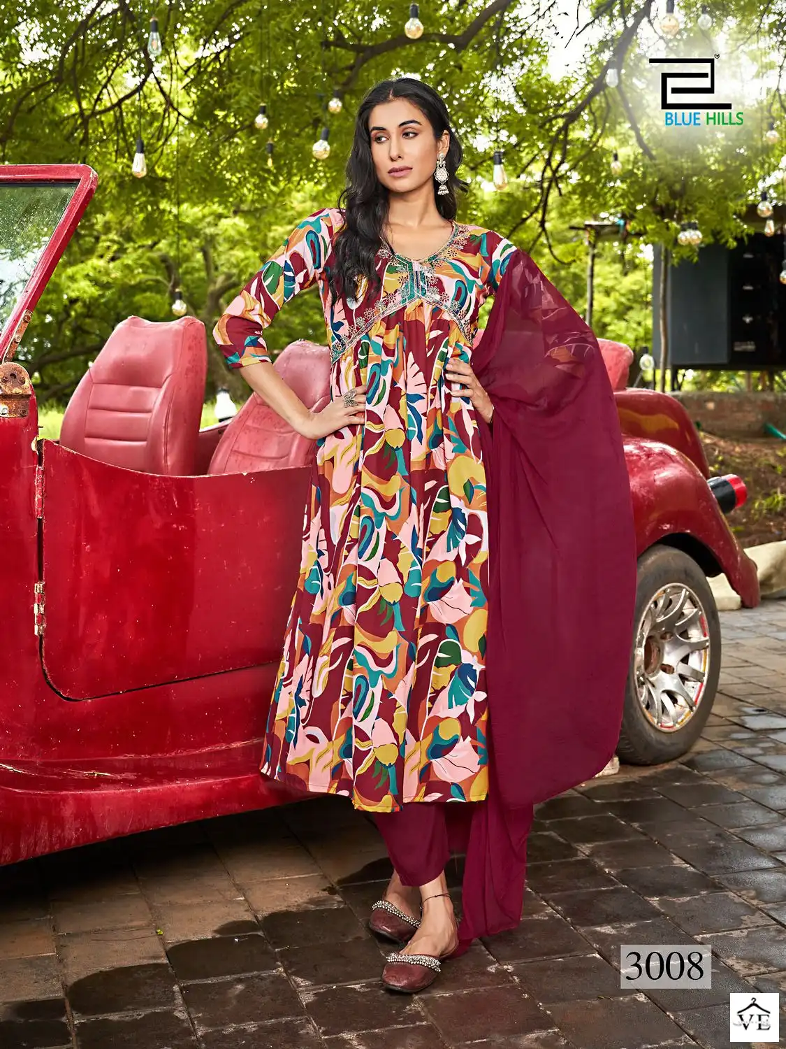 Blue Hills Dolphin Vol 3 Poly Rayon Wholesale Readymade Salwar Suit Catalog — Wholesale Salwar Suits, Blue Hills wholesale from Surat - Gallery Image 7