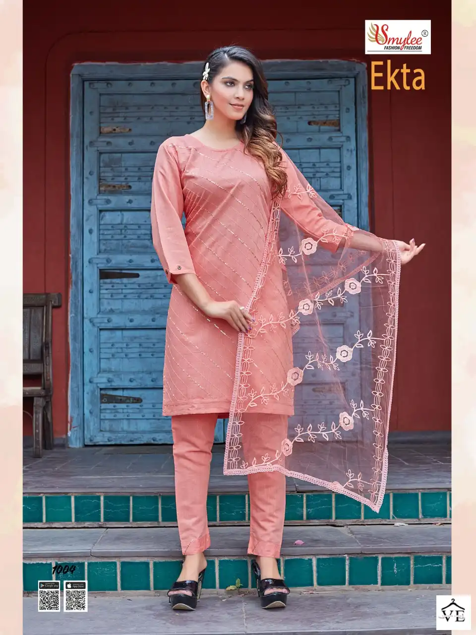 Vardan Ethnic Ekta Heavy Liquied Rayon Wholesale Readymade Salwar Suit Catalog — Wholesale Salwar Suits, MPA wholesale from Surat - Gallery Image 2