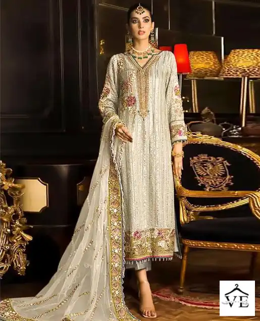 Mahnur Emaan Adeel Premium Collection Vol-13 Heavy Georgette Wholesale Pakistani Suits Catalog