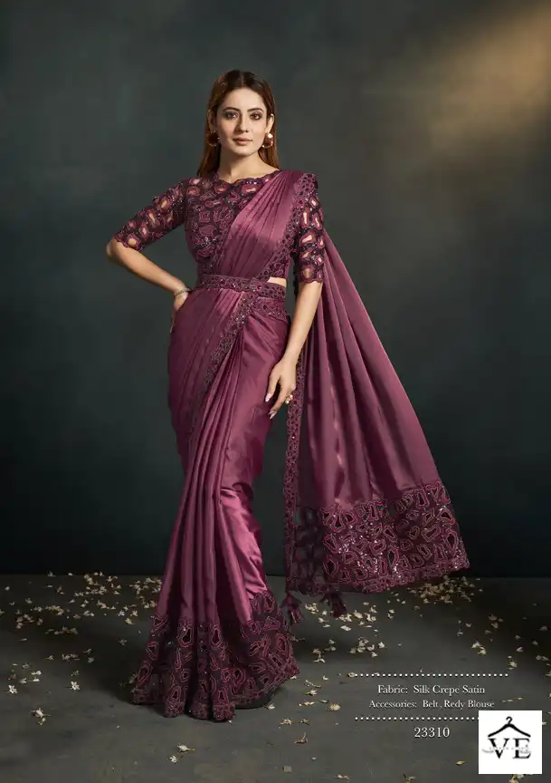 Mahotsav Enigma Georgette Wholesale Designer Saree Catalog — Wholesale Sarees, MPA wholesale from Surat - Gallery Image 13