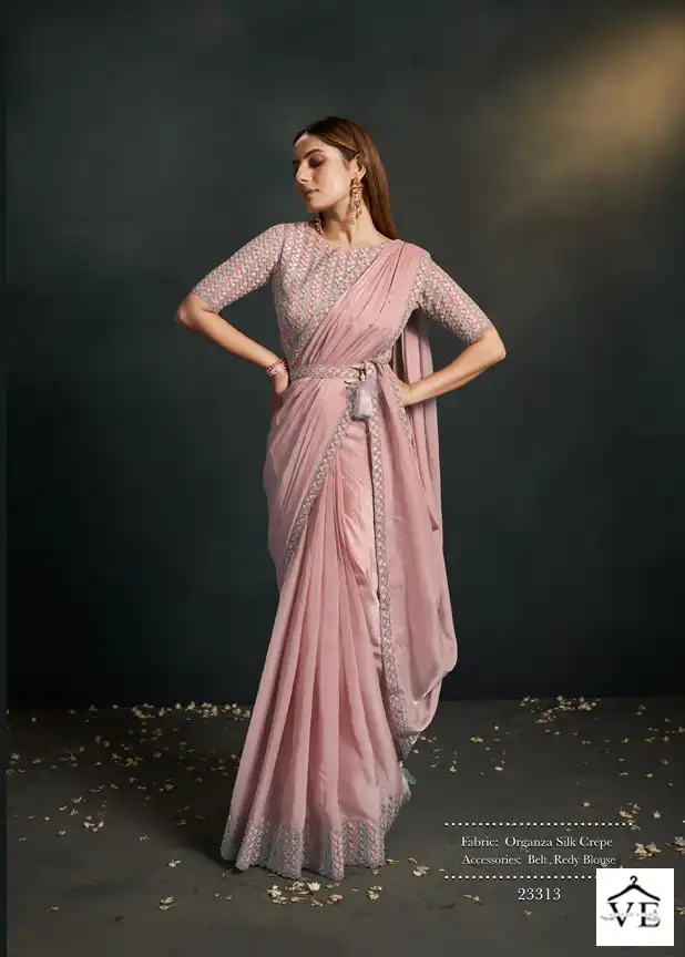 Mahotsav Enigma Georgette Wholesale Designer Saree Catalog — Wholesale Sarees, MPA wholesale from Surat - Gallery Image 16