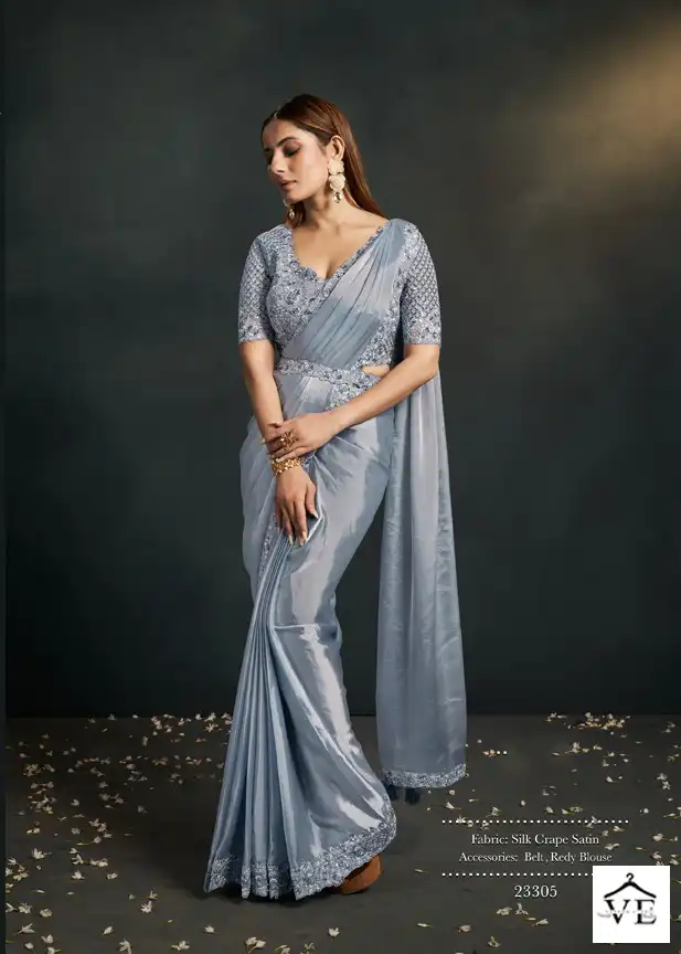 Mahotsav Enigma Georgette Wholesale Designer Saree Catalog — Wholesale Sarees, MPA wholesale from Surat - Gallery Image 5