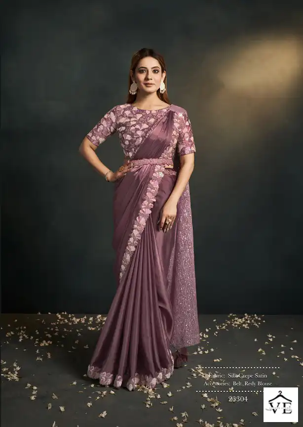 Mahotsav Enigma Georgette Wholesale Designer Saree Catalog — Wholesale Sarees, MPA wholesale from Surat - Gallery Image 6