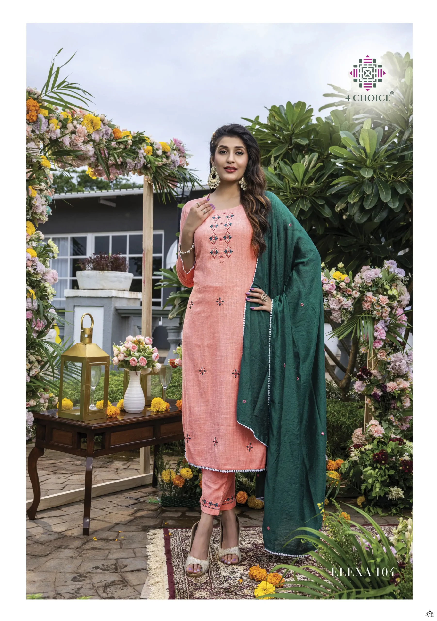 4 Choice Elexa Bombay Viscose Wholesale Readymade Salwar Suit Catalog — Wholesale Salwar Suits, MPA wholesale from Surat - Gallery Image 5