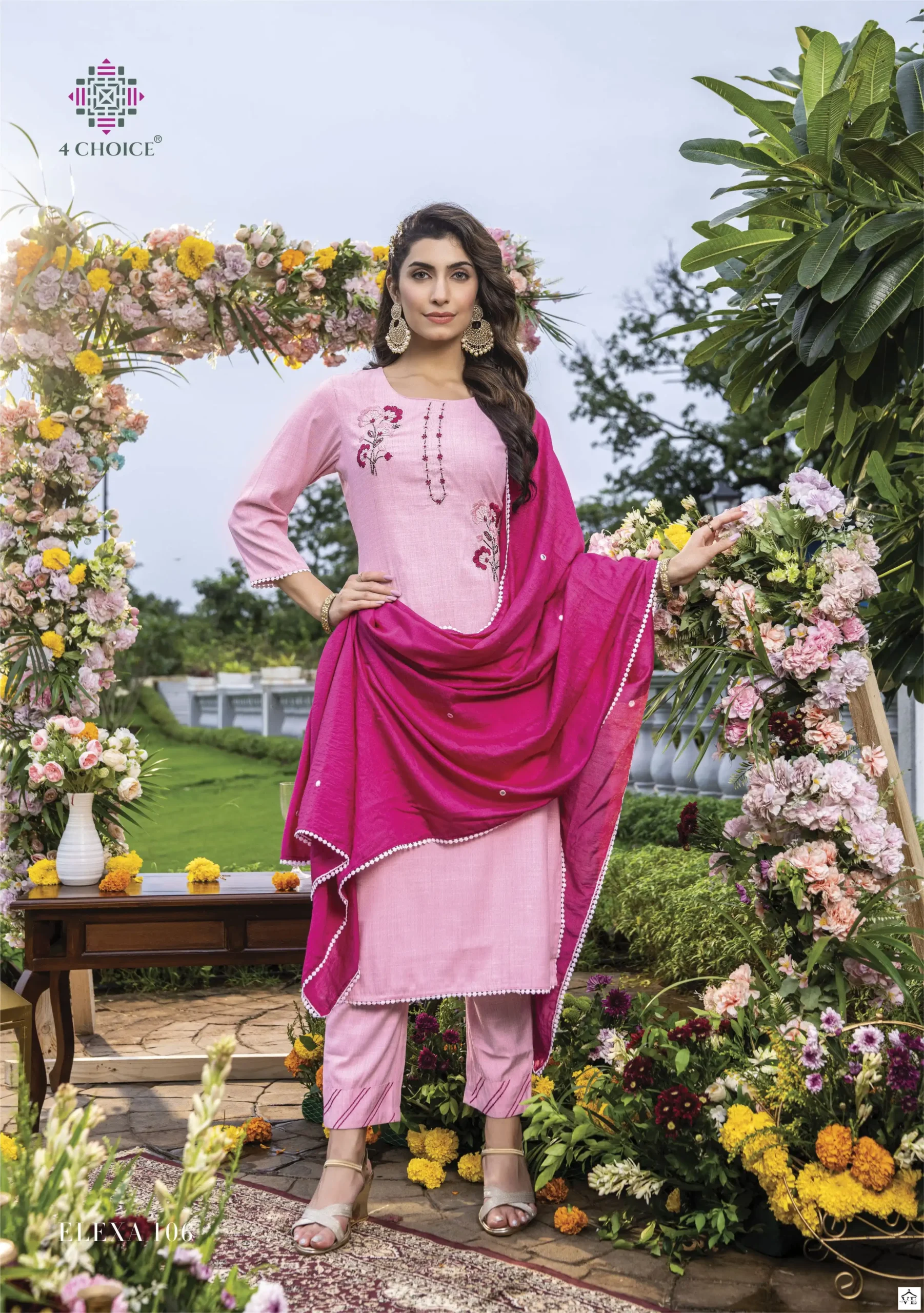 4 Choice Elexa Bombay Viscose Wholesale Readymade Salwar Suit Catalog — Wholesale Salwar Suits, MPA wholesale from Surat - Gallery Image 7