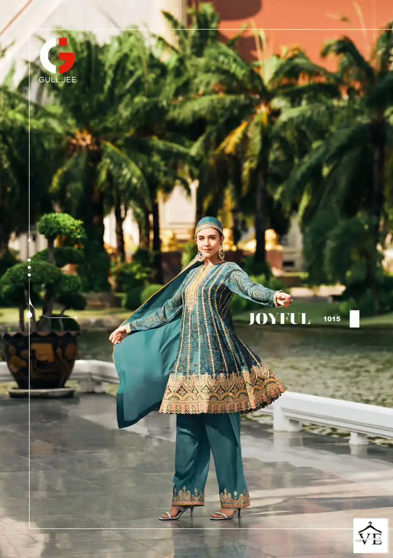 Deepsy Suits Gull Jee Fashionista Georgette Wholesale Heavy Beautiful Embroidered Readymade Salwar Suit Catalog — Wholesale Salwar Suits, MPA wholesale from Surat - Gallery Image 5