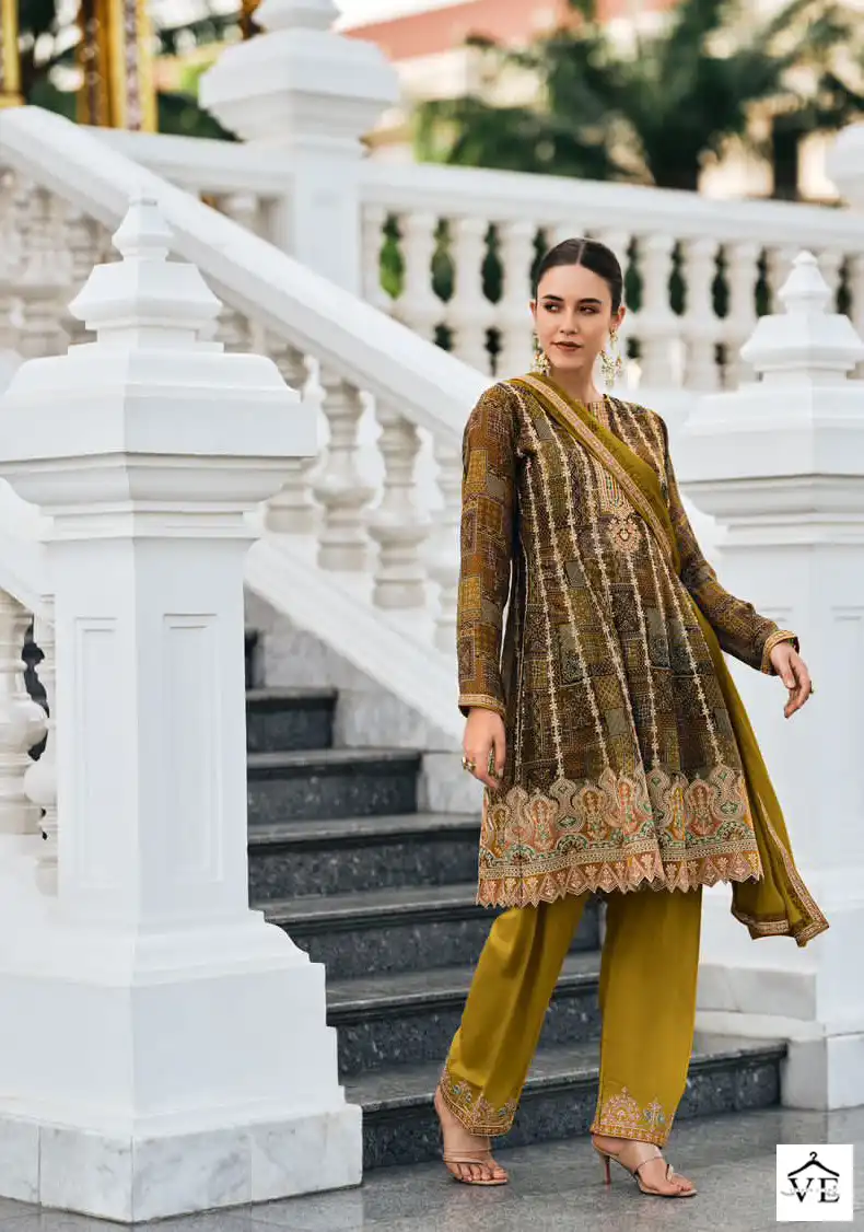 Deepsy Suits Gull Jee Fashionista Georgette Wholesale Heavy Beautiful Embroidered Readymade Salwar Suit Catalog — Wholesale Salwar Suits, MPA wholesale from Surat - Gallery Image 6