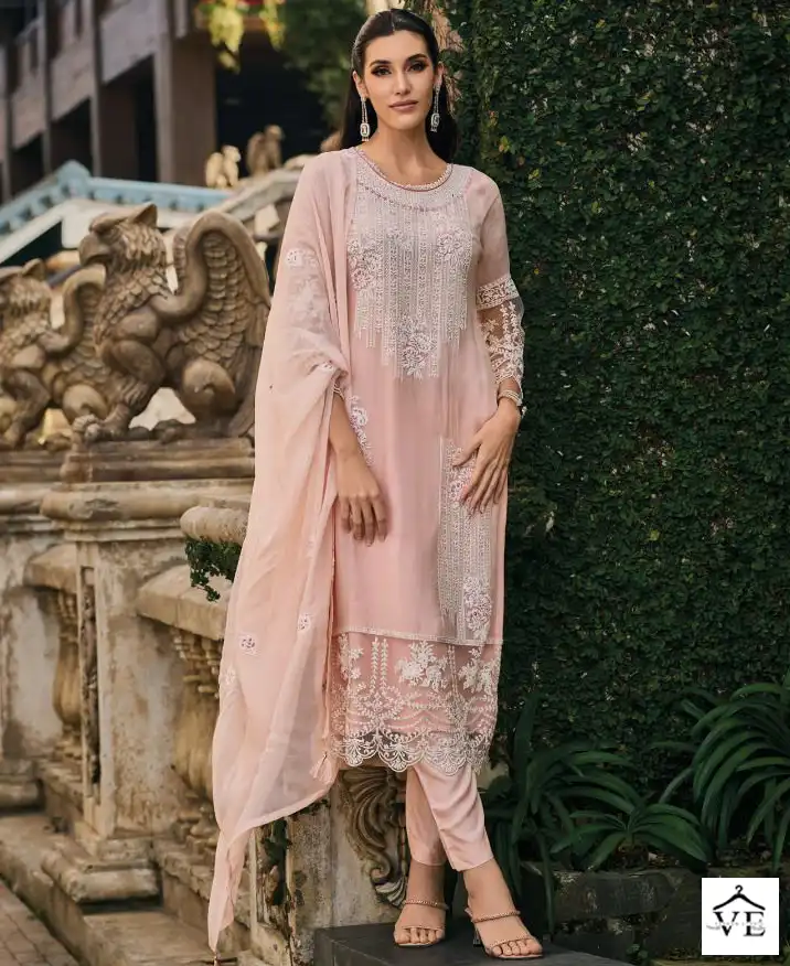 Zaveri Femina Soft Organza Wholesale Readymade Suits Catalog — Wholesale Salwar Suits, MPA wholesale from Surat — view 1