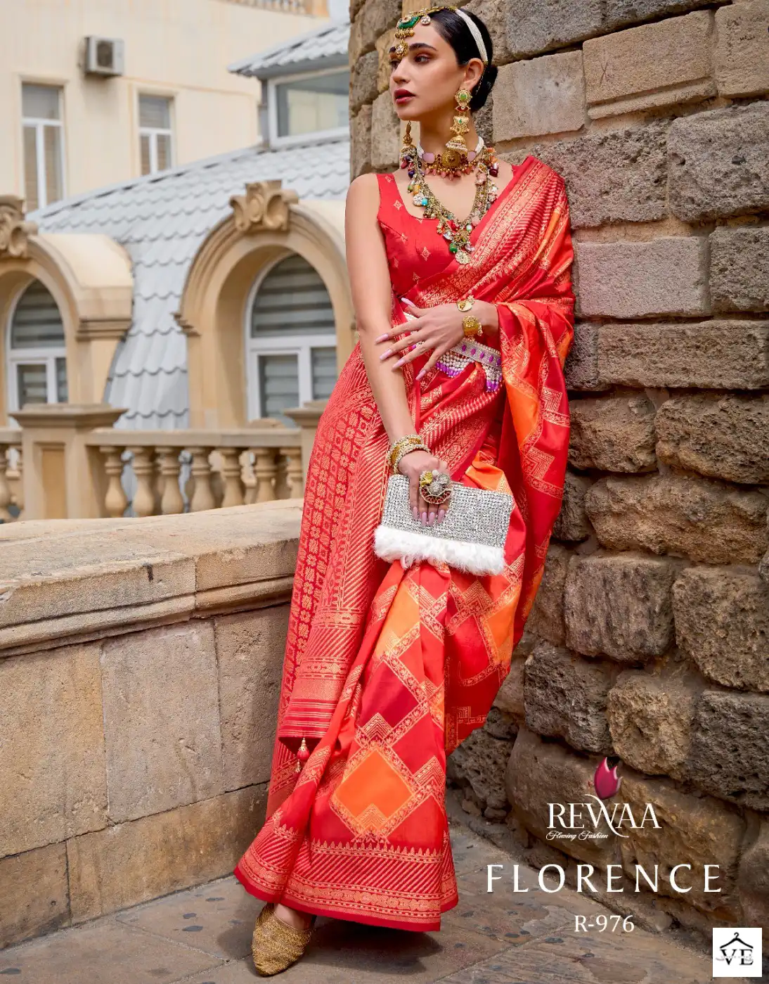 Rewaa Florence Superior V.P. Silk Wholesale Sarees Catalog