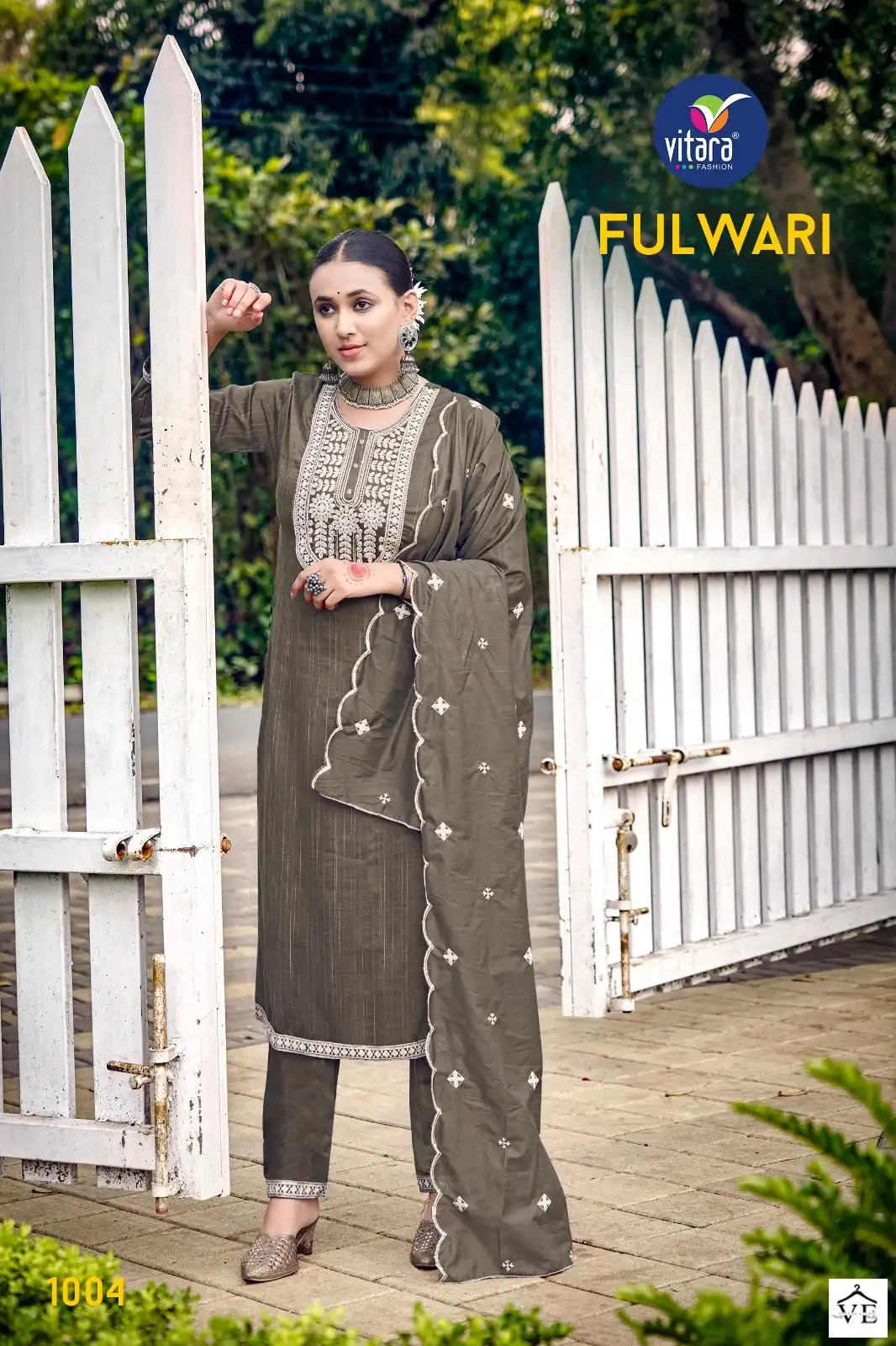 Vitara Fashion Fulwari Viscose Wholesale Readymade Salwar Suit Catalog — Wholesale Salwar Suits, MPA wholesale from Surat — view 4